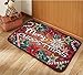 Junovo Merry Christmas Holiday Door Mats Entrance Anti Slip Doormat Indoor Outdoor Rugs Welcome Home Bathroom Front Door Decor Carpets 15.7x23.6 inch