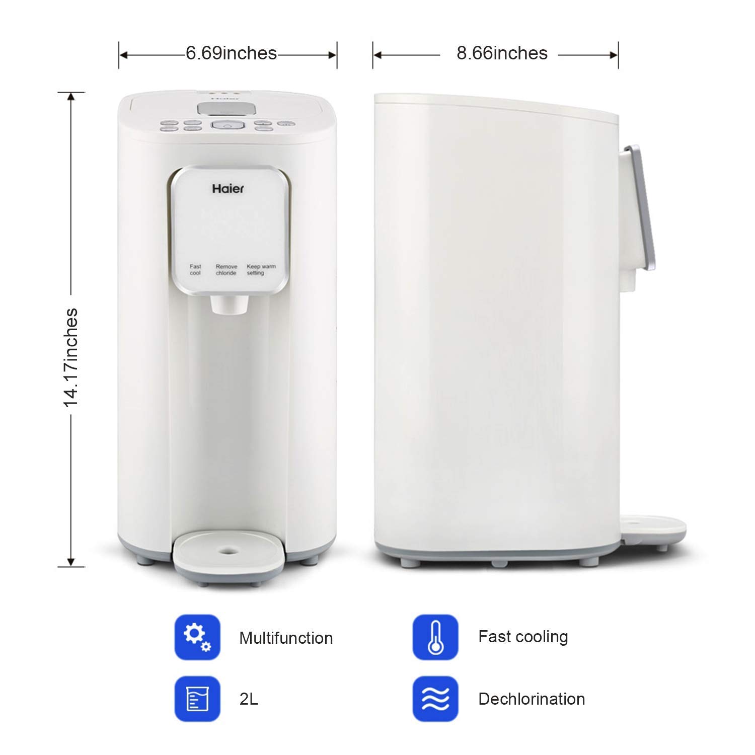 Fast Bottle Warmer Baby Food Steam Blender Joyhero Haier Smart Constant Temperature Milk Modulator for Infant Babies, Intelligent Temperature Control Technique.