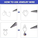 SKYPRO 304 Stainless Steel Wire 0.1mm Soft Rustproof 328Ft for DIY Crafting view 2