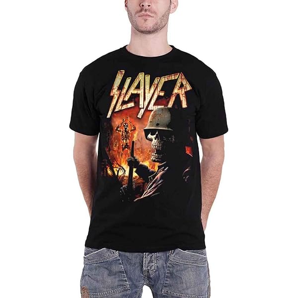 Amazon.com: Slayer T Shirt Soldier Skeleton Wehrmacht Band