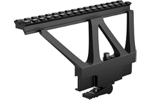 Jimtyee Red Dot Scope Mount 20mm Single Picatinny Weaver Rail Scope Mount for Red Dot Sight Optics and Accessories,Full Size Scope Side Rail Riser Mount