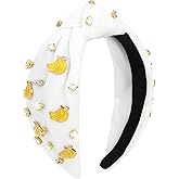 BAHABY Fruit Headbands for Women Girls Tropical Banana Knotted Headband Summer Beach Head Band