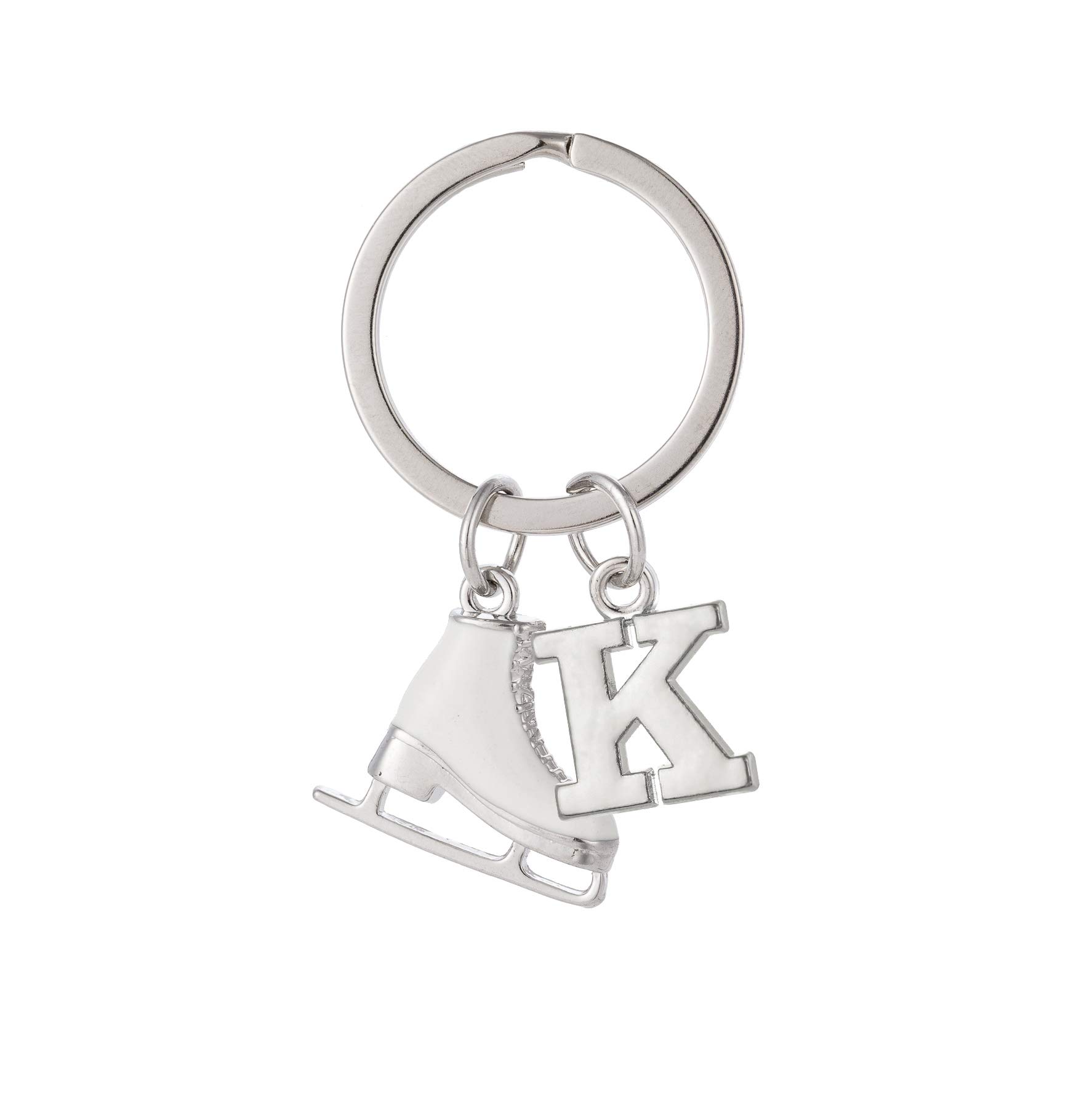 cooltime Fashion Accessories Ice Skates Keyring for Women Girls (K)