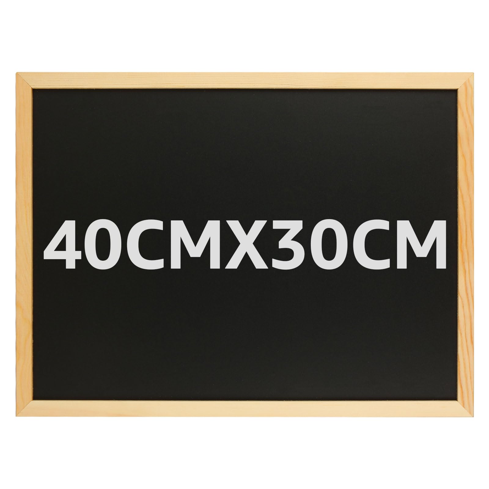 VIDETOL 3 Pcs Wall Mounted Chalk Boards, 30x40cm Wall Hanging Blackboards with Wooden Frame, Chalkboard for Memo Message Board, Notice Boards, Kitchen Chalkboard, Menu Board and Office Meeting