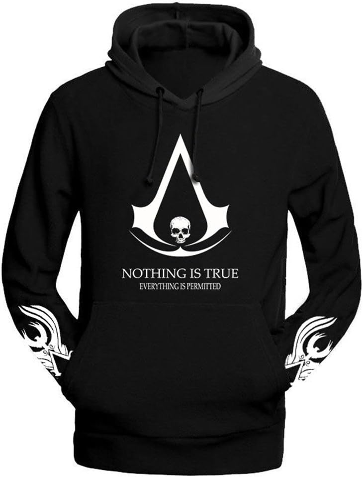 TISEA Unisex Hot Game Fashion Brotherhood Type Hoodie Jacket Coat