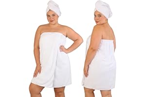GEN'C BÉAUTY Spa Wrap Towel & Hair Towel Wrap for Women - Ultra Soft Microfiber Bath Wrap with Adjustable Closure Quick-Dry H