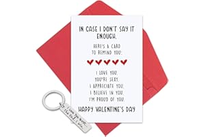ITHMAHCO Valentines Day Gifts For Her, I Love You Valentines Day Cards, Valentines Day Gifts For Him, Valentines Day Gifts For Wife, Valentines Day Gifts For Girlfriend, Romantic Valentines Gifts For Her