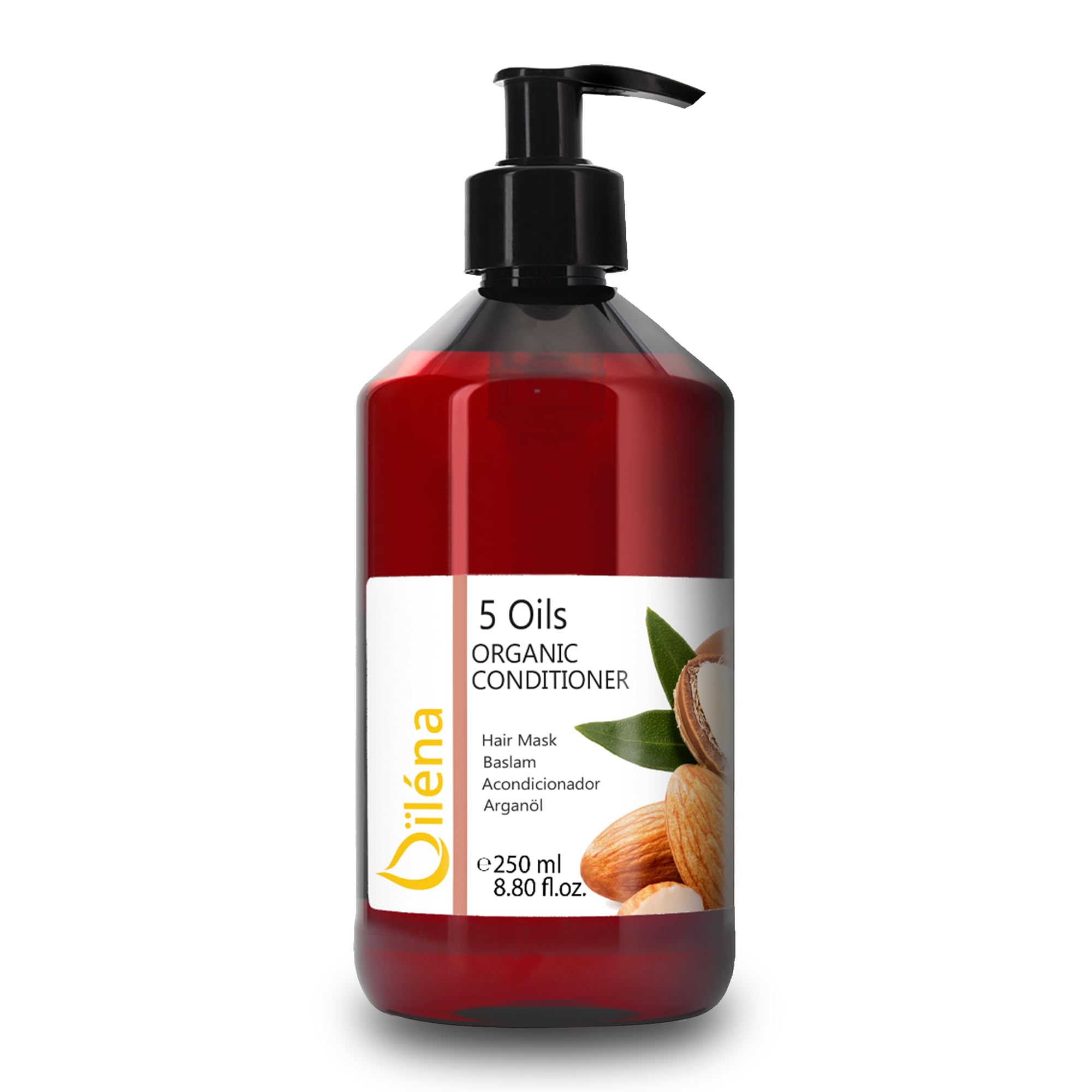 Professional Hair Treatment with 5 Hair Oils & PROVITAMIN B5, Vitamins E, C Hair Mask Salon Moisturizing conditioner curly hair, reducing frizz (250 ml)