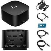 HP Thunderbolt 120W Dock G4, G4 Docking Station for Laptop Dual Monitor, with 120W AC Adapter, HDMI &amp; DP Cable &amp; USB-C Cable