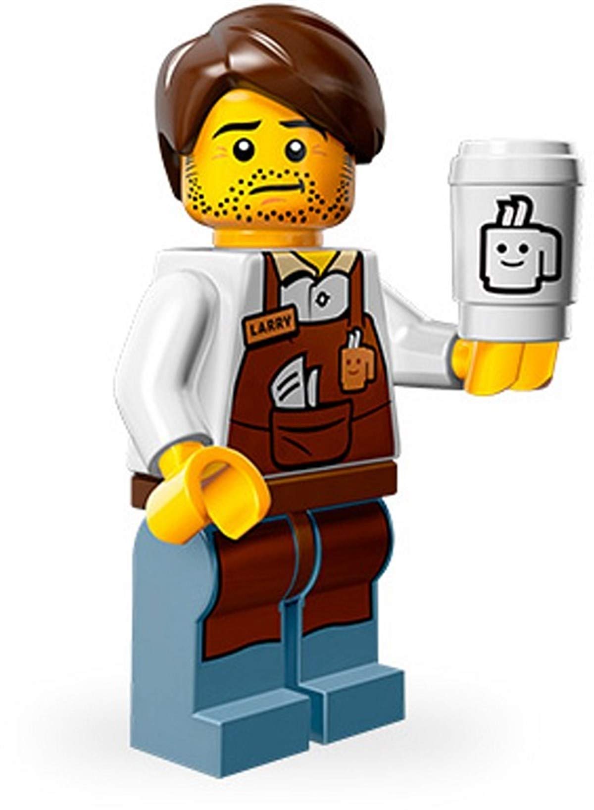 Lego The Movie Larry the Barista Coffee Minifigure Series 71004