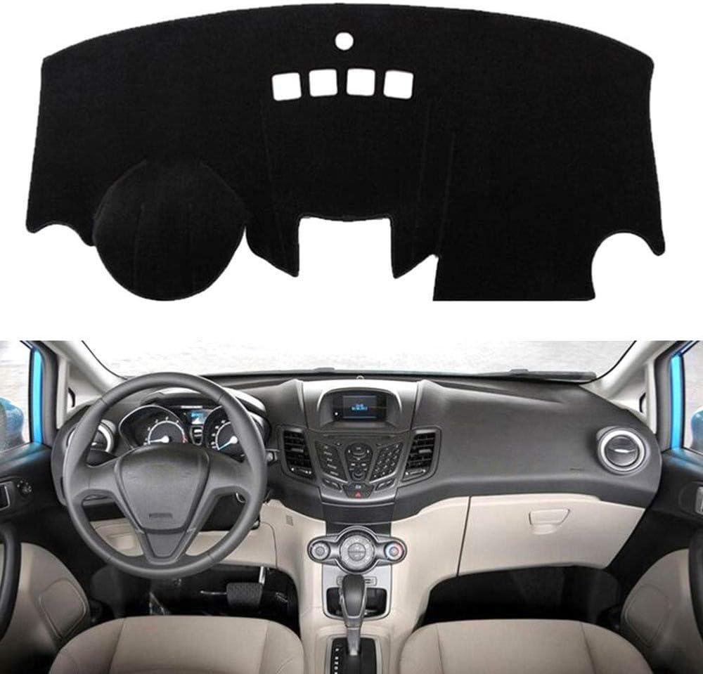 DANDELG Car Dashboard Cover Mat,Fit for Ford Fiesta MK7