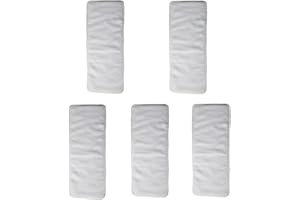SIGZAGOR 5 Inserts for Teen Adult Cloth Diaper Nappy Microfiber Reusable Washable Disability