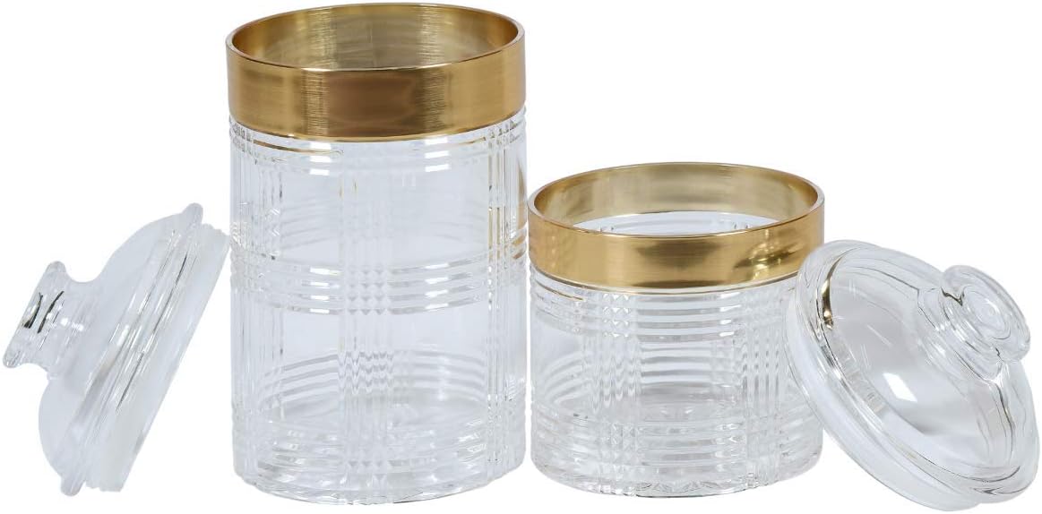 FAINLIST Kitchen Storage Container with Lid Use for Storage Nuts/Snacks/Spices/Pickles/Dessert