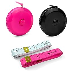 4 Pack Tape Measure Measuring Tape Tool for Body