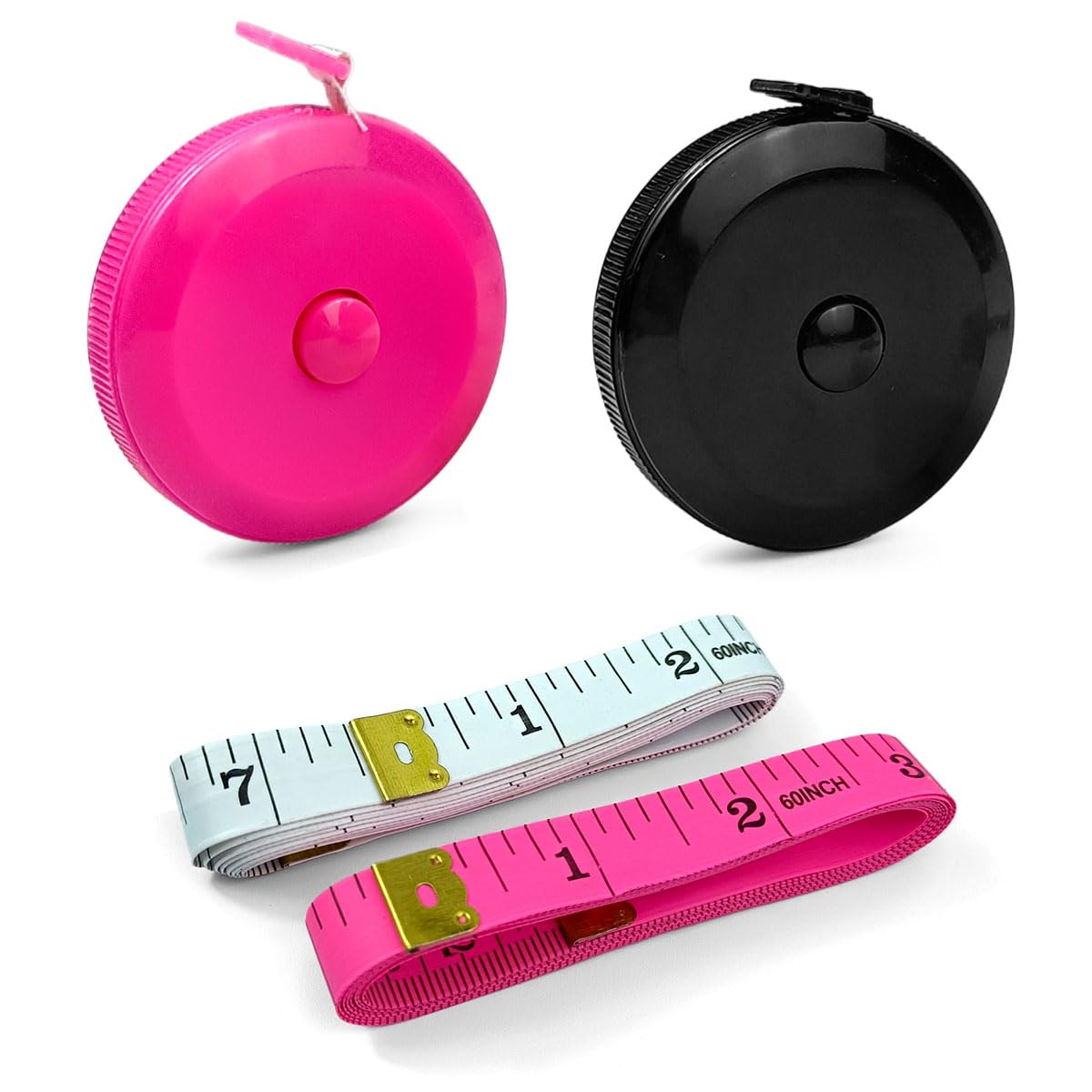 4 Pack Tape Measure Measuring Tape Tool for Body