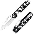 Kizer Cormorant EDC Pocket Knife - S35VN Blade, Button Lock Folding Knife with G10 Handle, Outdoor Hunting Camping Knives for Men Women Everyday Carry - Ki4562A3