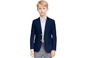 Bofan Linen Boys Blazer Formal Suit Jackets for Boy Outwear Jacket & Coats for Kids Boys’ Fashion Summer Wedding Outfit