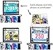 LISH Race Bib and Marathon Medal Display Rack - Wall Mounted Runners Medal Hanger Complete Set, Display up to 24 Medals and 20 Race Bibs, Includes 10 Free Flip Pouches (Black)