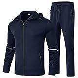BGOWATU Men's Tracksuits Set Fall Winter Jacket