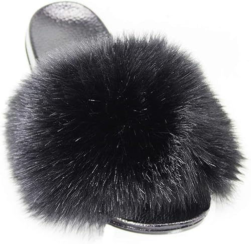 fluffy fila slides