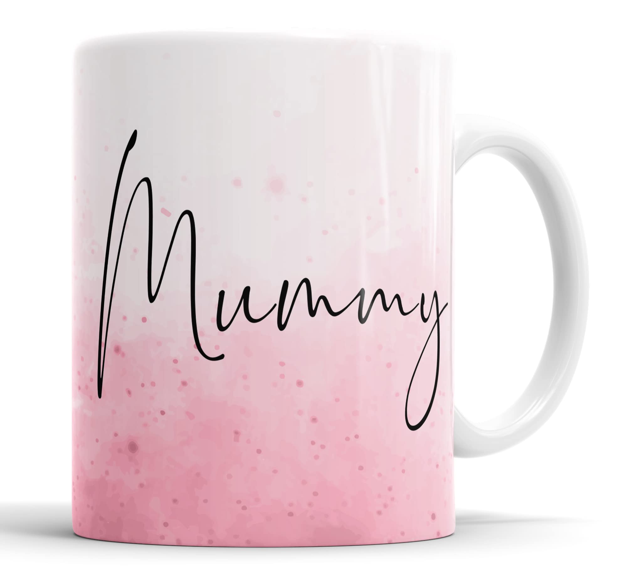 Faithful Prints Mummy and Daddy Watercolour Mugs for New Parents Mum and Dad, Mother, Father, Gift, Present (Mummy)