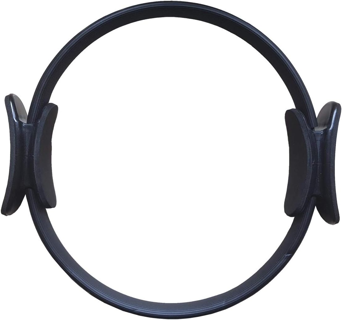 MyYogaWheels Deluxe Pilates Fitness Ring Dual Grip Magic Circle Yoga Hoop for Toning Exercise and Strengthening