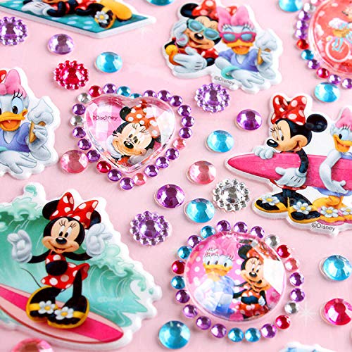 12 Sheets Gem Stickers, Gartful Colorful Round Rhinestone Stickers for Crafts Self Adhesive Jewel Sticker for Makeup, Nail, Craft & Art Project, Festival, 6 Sizes (3mm, 4mm, 5mm, 6mm, 8mm, 10mm)