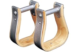 Weaver Leather Child-Sized Wooden Stirrups, 4.5 Width, 2.5 Neck