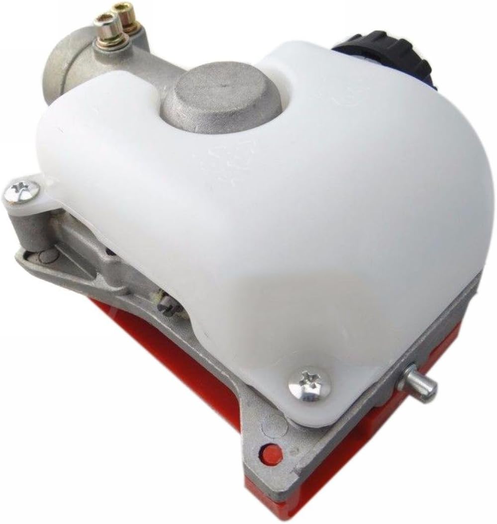 26mm Chainsaw Gearbox Head, Orange Spline Gear Head Pole Saw Tree Cutter Chainsaw Gearbox Gear Head Tool for Lawn Mower Attachment (9 Spline): Home Improvement