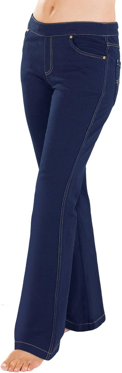 PajamaJeans Women's Bootcut Stretch Knit Denim Jeans