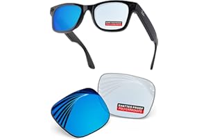 iLikeo PRO+ Polycarbonate Replacement Lens Compatible with Ray-Ban Meta Wayfarer RW4006 50mm AI Glasses, Blue Light Blocking