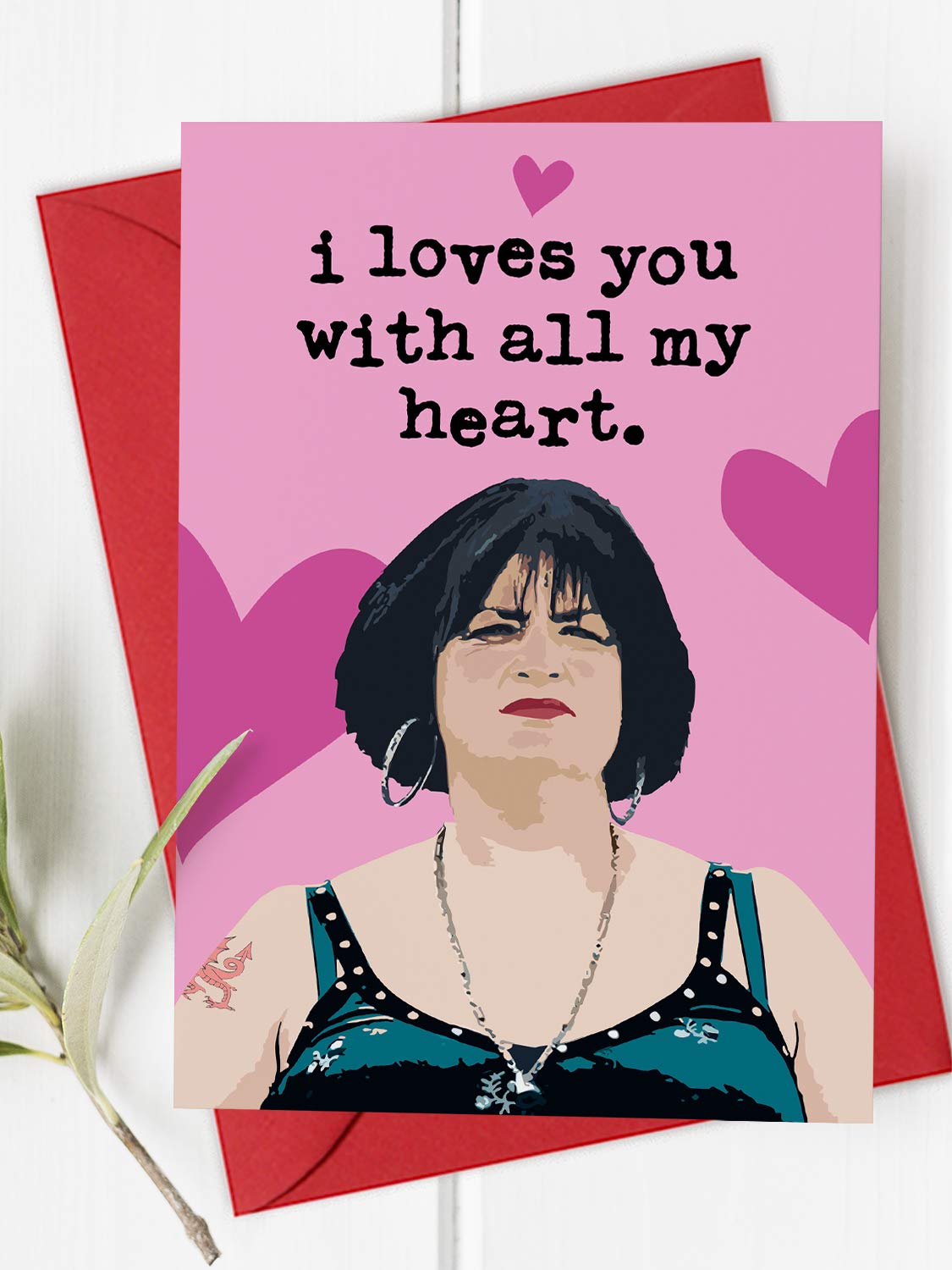 Gavin and Stacey Anniversary Card for Husband/Wife, Funny Valentines Card, Nessa Valentines Card, Love You Card for Him Her