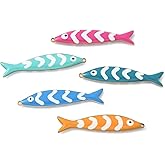 Ipotkitt 20 pcs Mixed Colors 201 Stainless Steel Fish Enamel Charms Sea Ocean Animal Charms for DIY Crafts Jewelry Making Bracelet Necklace Earrings Keychains Bag Decor