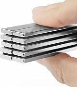 FINDMAG 20 Pack Magnets 60x10x3 mm Neodymium Strips with Adhesive view 3