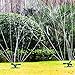 Blisstime Lawn Sprinkler, Automatic 360 Rotating Garden Water Sprinklers Lawn Adjustable 3 Arms Sprayer Irrigation System, Leak-Proof Design and Spike Base