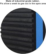 LBG Products Heavy Duty Rubber Anti-Vibration Isolator Pads HVAC Treadmill view 3