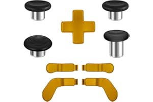 ORITIKUR Magnetic Thumbsticks Analog Thumb Sticks Replacement Joystick Parts Repair Accessories Kit Component Set with 4 Paddles, 2 D-Pads for Xbox Elite Controller Series 2 and Core Controller