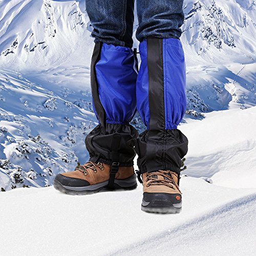 Geekper Snow Gaiters Hiking Camping Mountain Climbing Leg Gaiters Oxford Waterproof Dustproof Antiwater Leg Cover Breathable Anti-bite High Gaiters Leg Protection Guard Boot Guardian - Thumbnail 6