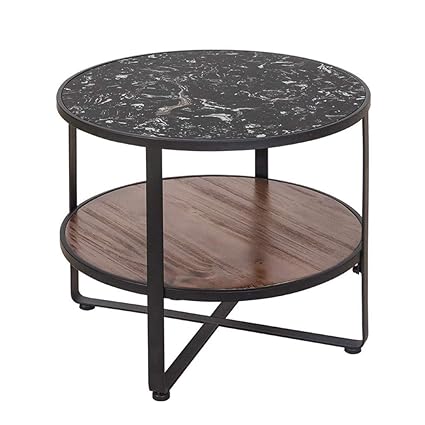 Tavolino Da Salotto Doppio Tavolo In Marmo E Massello