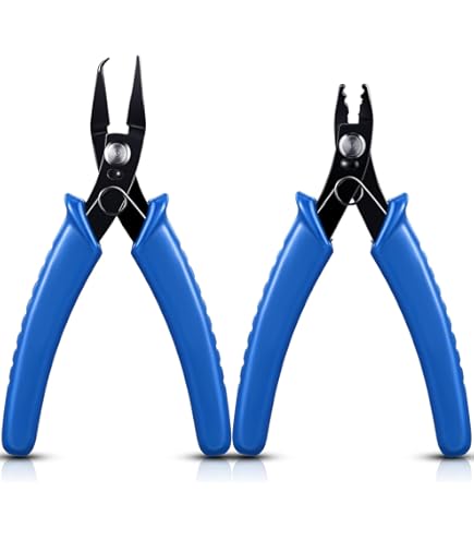 ImpressArt Split Ring Pliers - 5 Inch Jewelry Making Tool For Easy Split Ring Opening