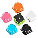 Grtard 6 Pack Magnetic Clip, Refrigerator Clip