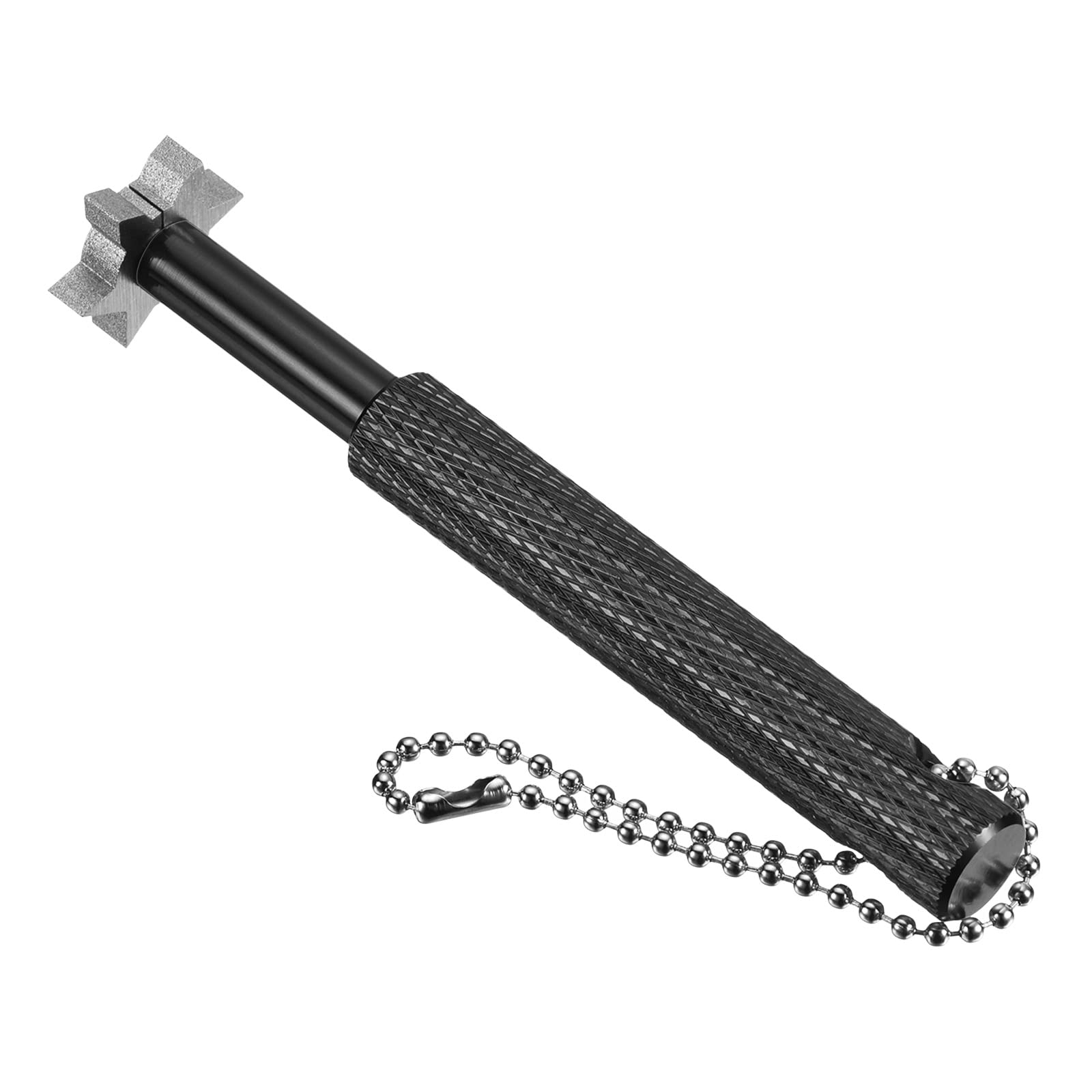 PATIKIL Golf Club Groove Sharpener, U V Type 6 Heads Re-Grooving Tool Golf Club Cleaning for Golf Irons Wedges Utility Clubs, Black