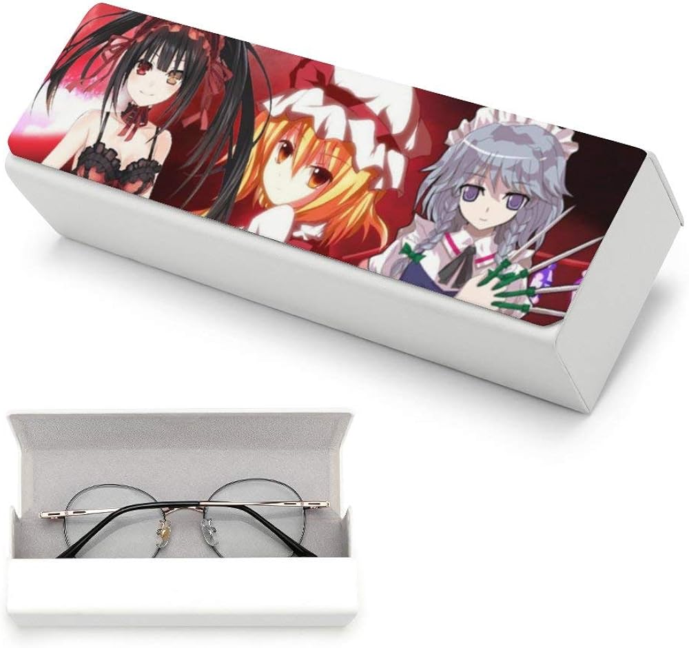 Amazon メガネケース 十六夜咲夜2 眼鏡ケース 人気 おしゃれ メガネボックス 拭きクロス クリーニングクロス メガネ拭き Pu収納ボックス 軽量 防滴可能 擦り傷防止 ファスナー式 服 ファッション小物 通販
