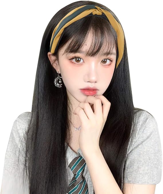 Amazon 君のパンドラ ウィッグ かつら ロング レディース ヘアバンド ウィッグ 自然 耐熱 ヘアネット付き Wig フルウィッグ 通販