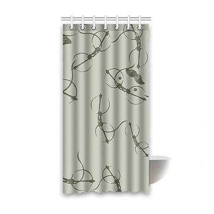 Amazon Com Shower Curtains Beard Bathroom Curtains With Digital