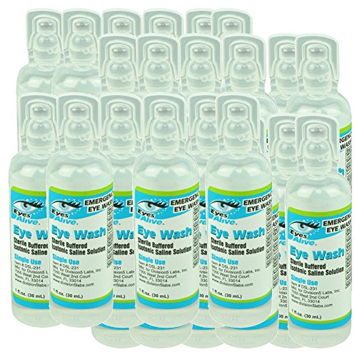 Buy Eyes Alive Eye Wash Sterile Buffered Isotonic Saline Solution Pack