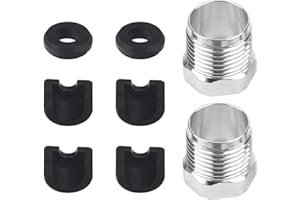 LIZEWEI 277001729 277000055 Steering Reverse Aluminum Cable Lock Nut Kit Compatible with Sea-Doo All 2002 and Newer 4-Tec Models & GS GSI GSX GTI HX LRV RX XP Boat Engine,Replaces 211100009