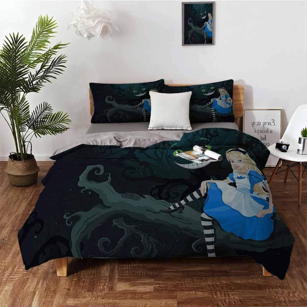 alice in wonderland crib set