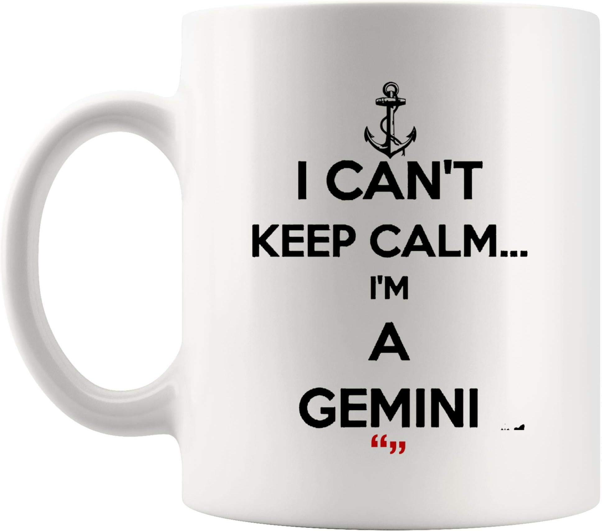 Can't Calm Be Gemini Zodiac Zodiac Mug Coffee Cup Tea Mugs Beer Cup | Funny Gift Co-worker Sarcastic Quotes Meme Humor Gifts Sayings Office
