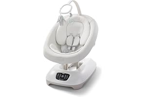 Graco SmartSense Baby Swing with Cry Detection Technology, Soothing Motions and Calming Vibrations, Comfortable Infant Support, Rori